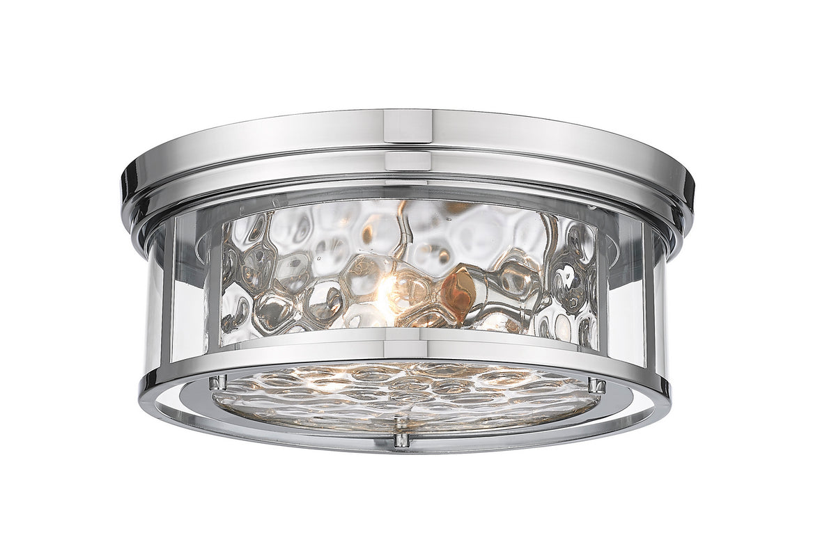 Plafonnier Clarion Nickel poli, 16" – Z-Lite