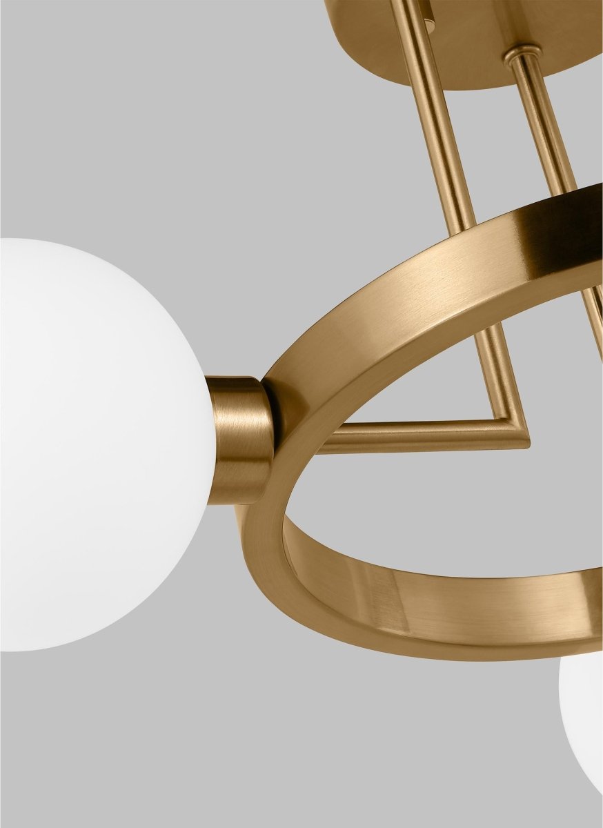 Plafonnier Clybourn - Laiton satiné by Visual Comfort Studio | Luminaires & cie