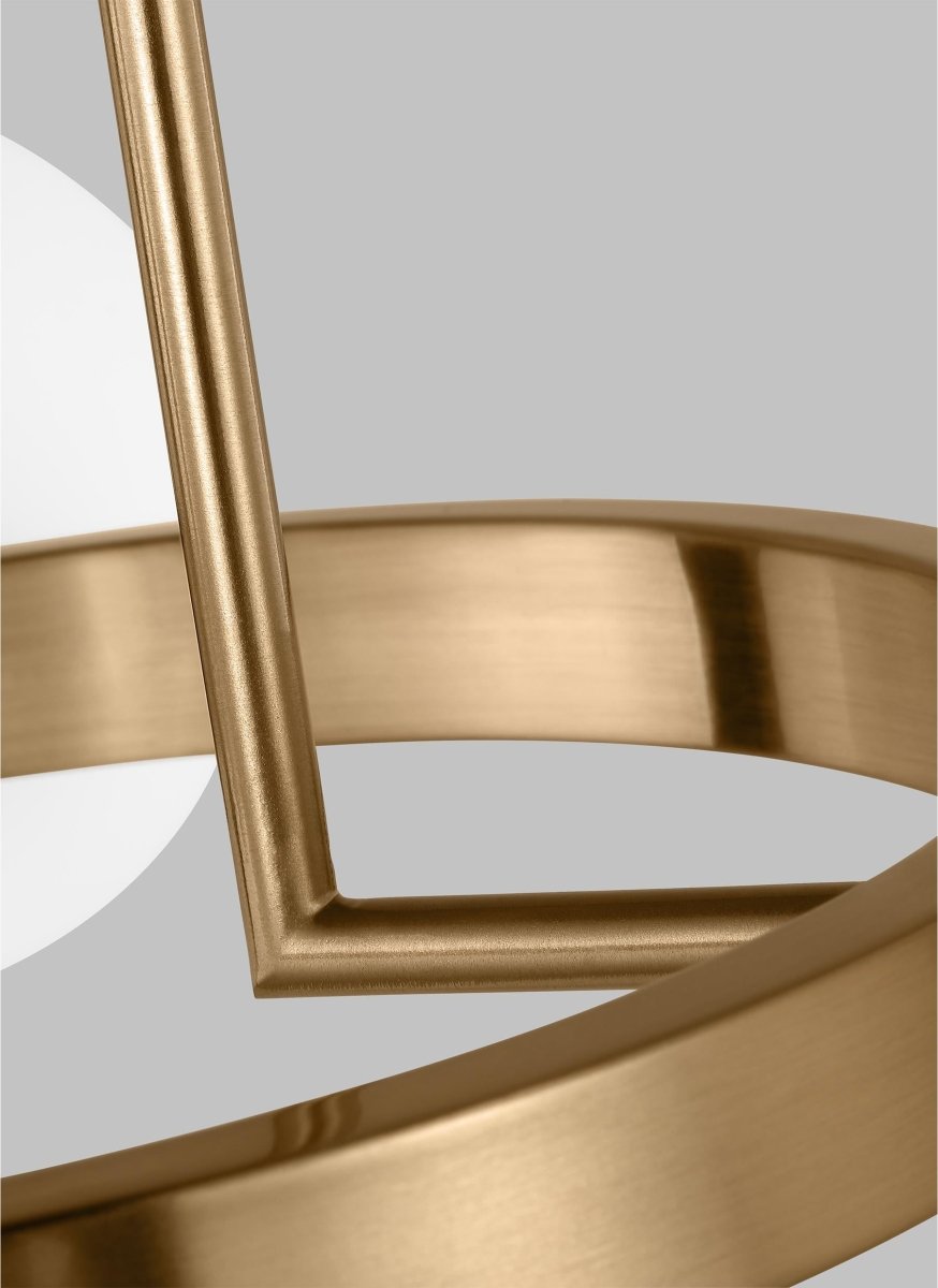 Plafonnier Clybourn - Laiton satiné by Visual Comfort Studio | Luminaires & cie