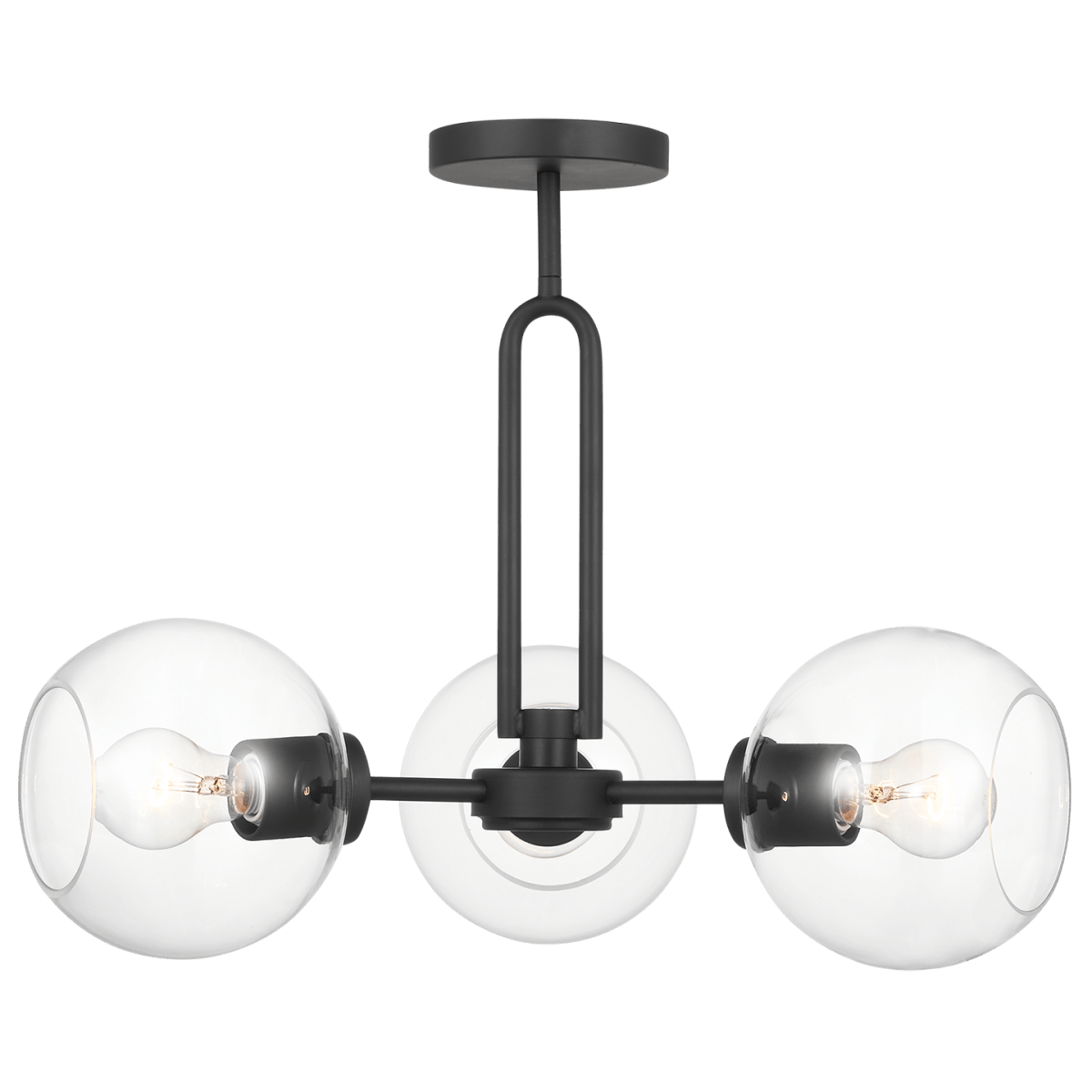 Plafonnier Codyn - Noir de minuit by Visual Comfort Studio | Luminaires & cie