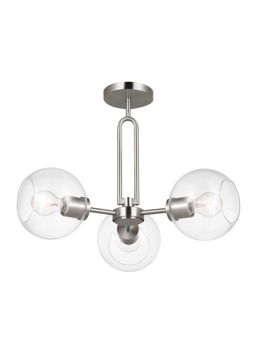 Plafonnier Codyn - Nickel brossé by Visual Comfort Studio | Luminaires & cie