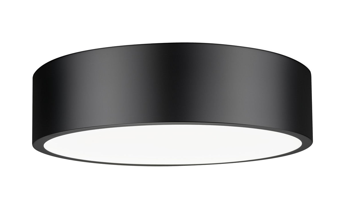 Plafonnier Coronado Noir mat, 16" – Z-Lite