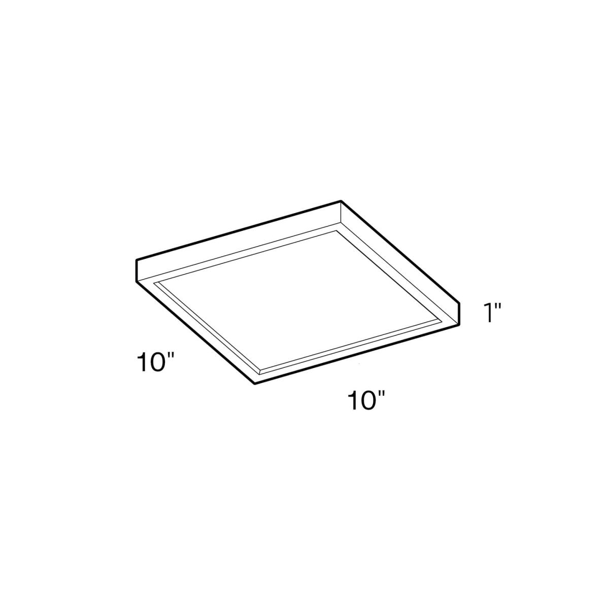 Plafonnier Delta carré