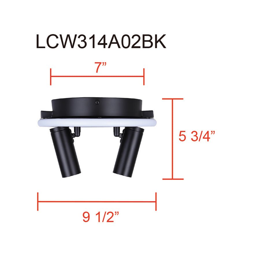 Plafonnier Denver - 12 1/4" by Canarm | Luminaires & cie