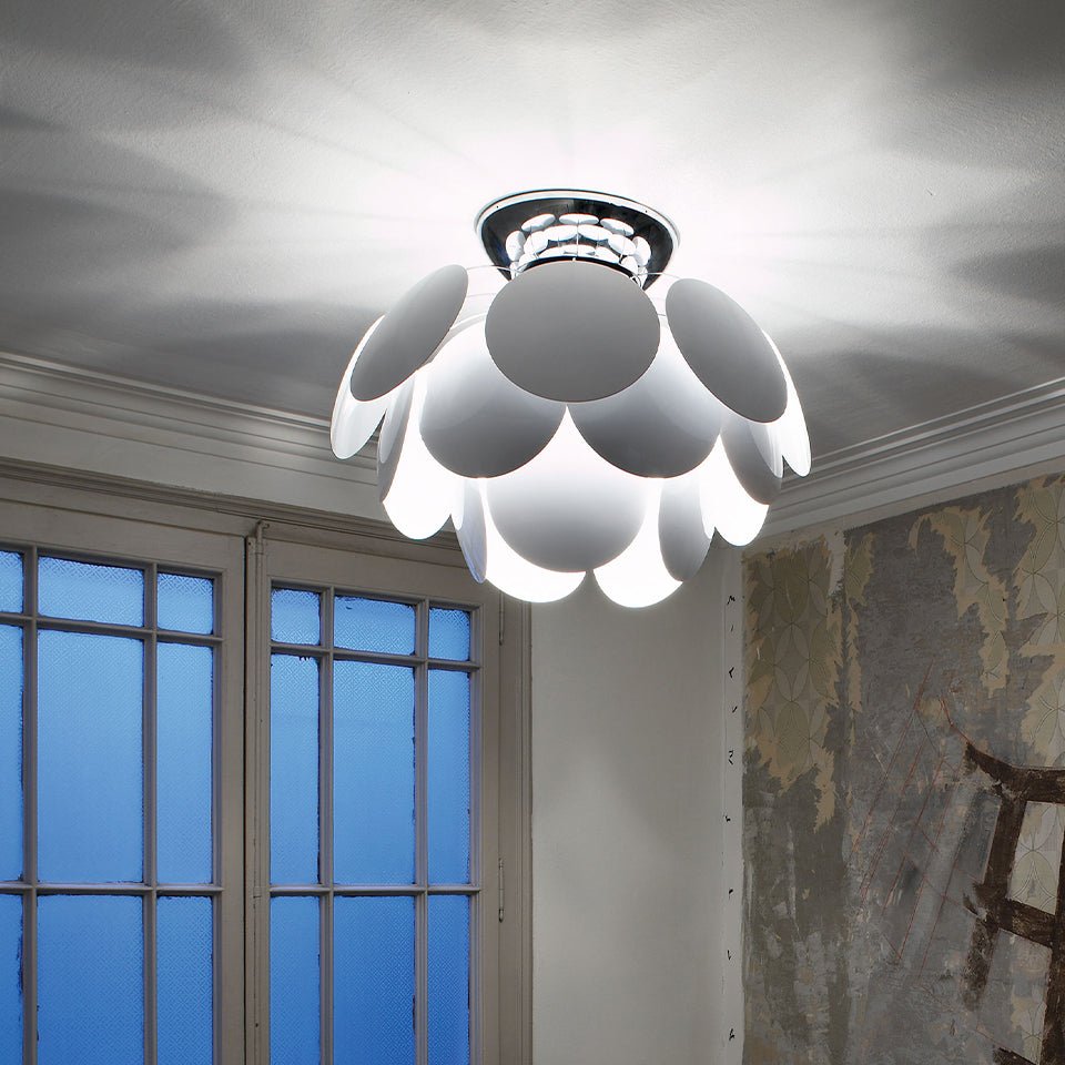 Plafonnier Discoco - Beige mat Discocó 53 (21") by Marset | Luminaires & cie