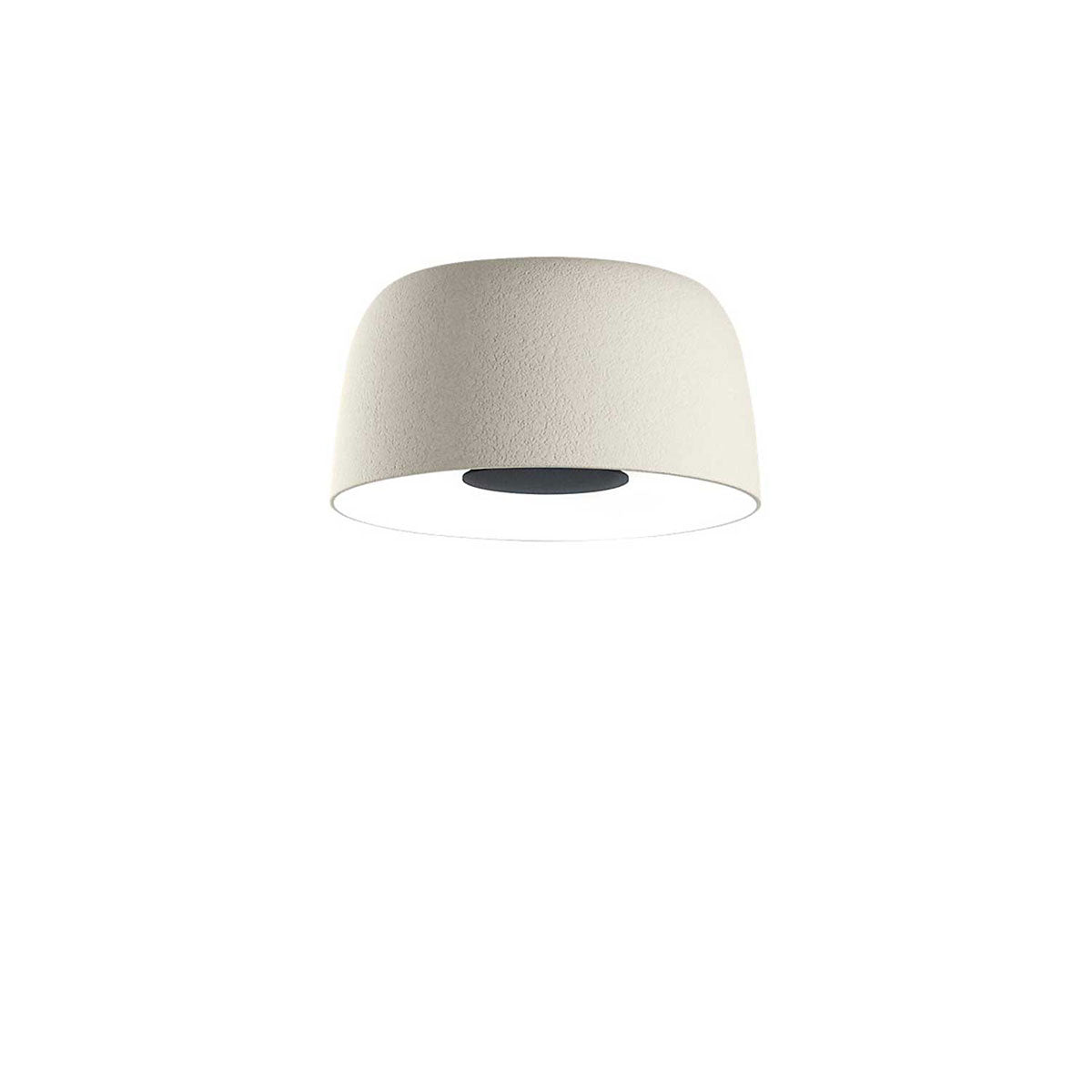Plafonnier Djembé - Blanc Djembé C 42.21 (16.25"Ø x 8.25") 0 - 10V by Marset | Luminaires & cie