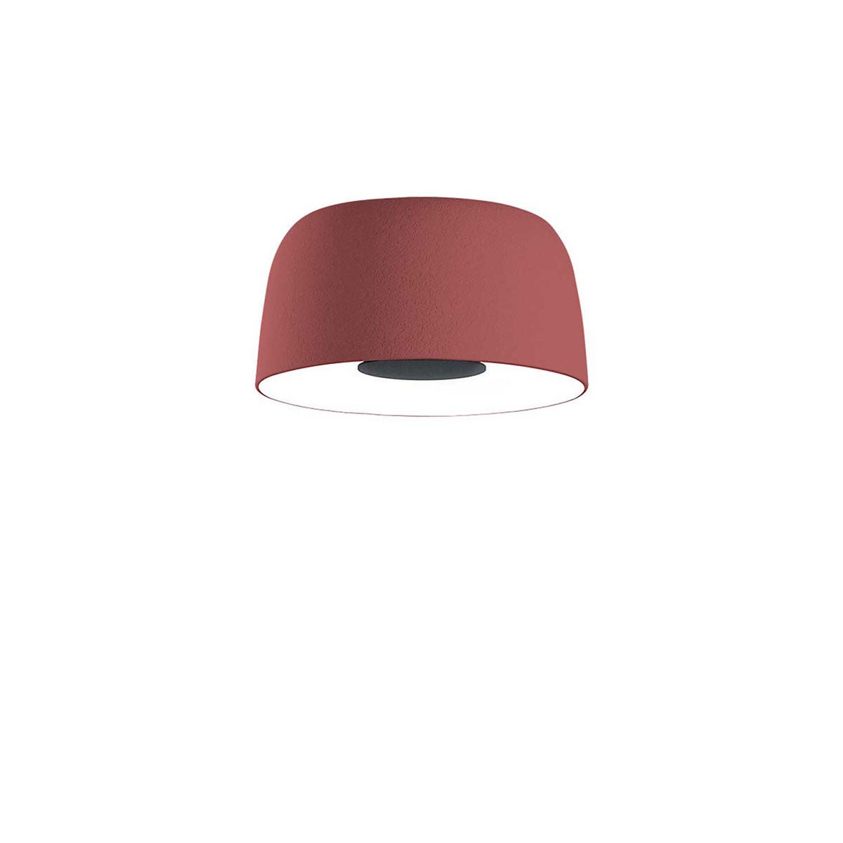 Plafonnier Djembé - Rouge Djembé C 42.21 (16.25"Ø x 8.25") 0 - 10V by Marset | Luminaires & cie