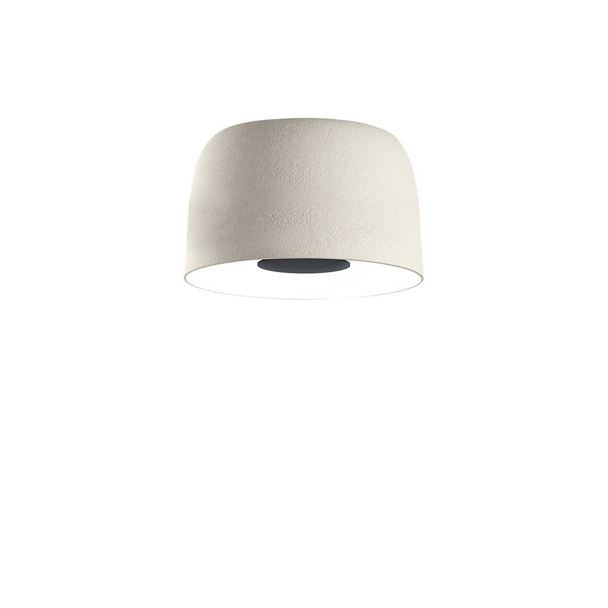 Plafonnier Djembé - Blanc Djembé C 42.28 (16.5"Ø x 11") 0 - 10V by Marset | Luminaires & cie
