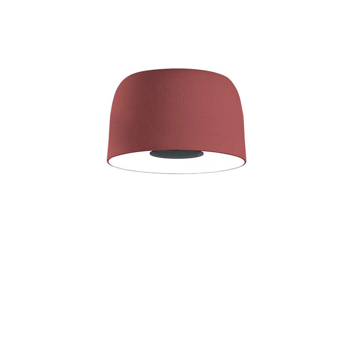 Plafonnier Djembé - Rouge Djembé C 42.28 (16.5"Ø x 11") 0 - 10V by Marset | Luminaires & cie