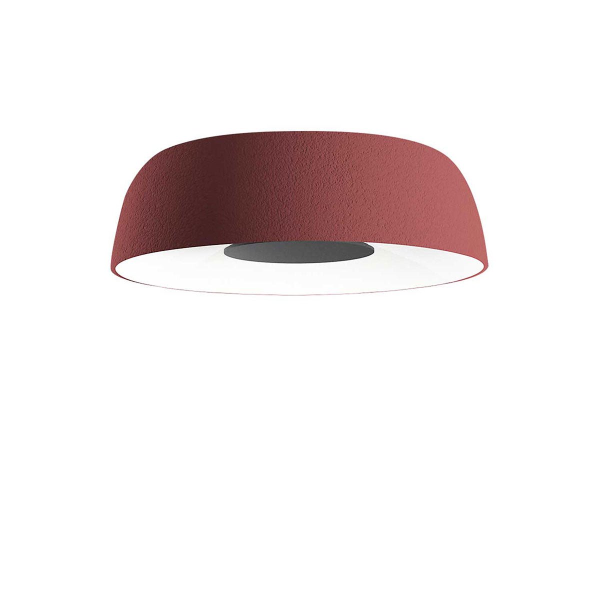 Plafonnier Djembé - Rouge Djembé C 65.23 (24.75"Ø x 9") TRIAC by Marset | Luminaires & cie