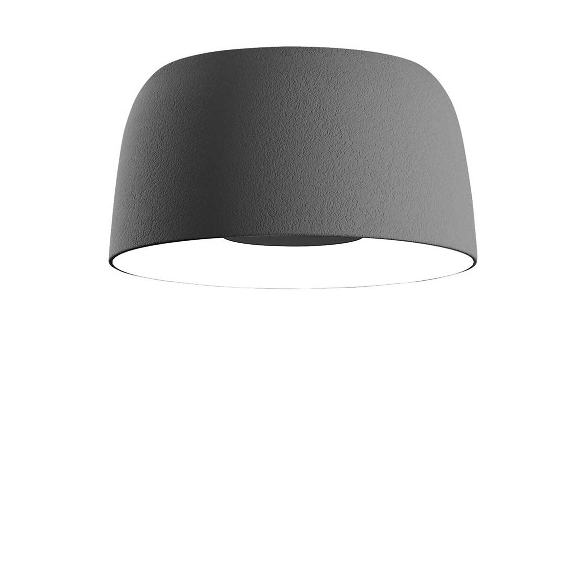 Plafonnier Djembé - Gris Djembé C 65.35 (25.5"Ø x 13.75") TRIAC by Marset | Luminaires & cie