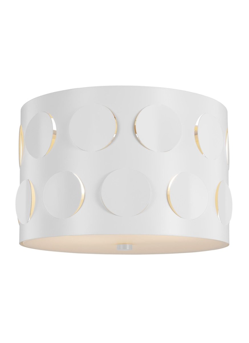 Plafonnier Dottie - Blanc mat 13 1/8" by Visual Comfort Studio | Luminaires & cie