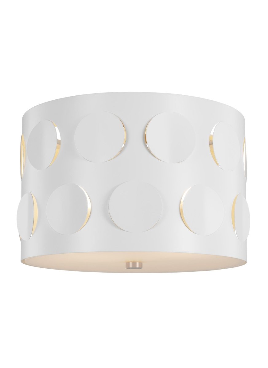 Plafonnier Dottie - Nickel poli 13 1/8" by Visual Comfort Studio | Luminaires & cie