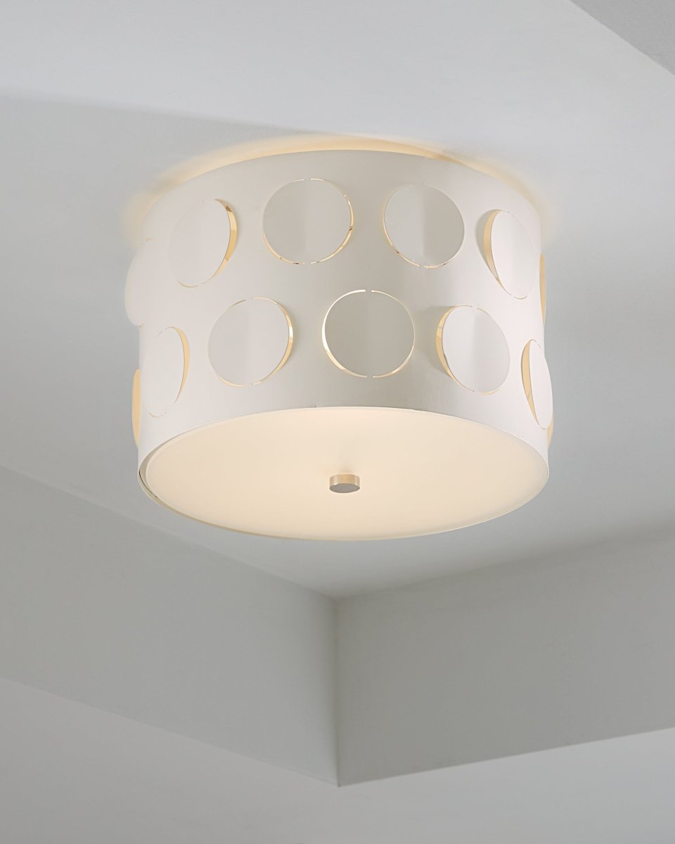 Plafonnier Dottie - Nickel poli 13 1/8" by Visual Comfort Studio | Luminaires & cie