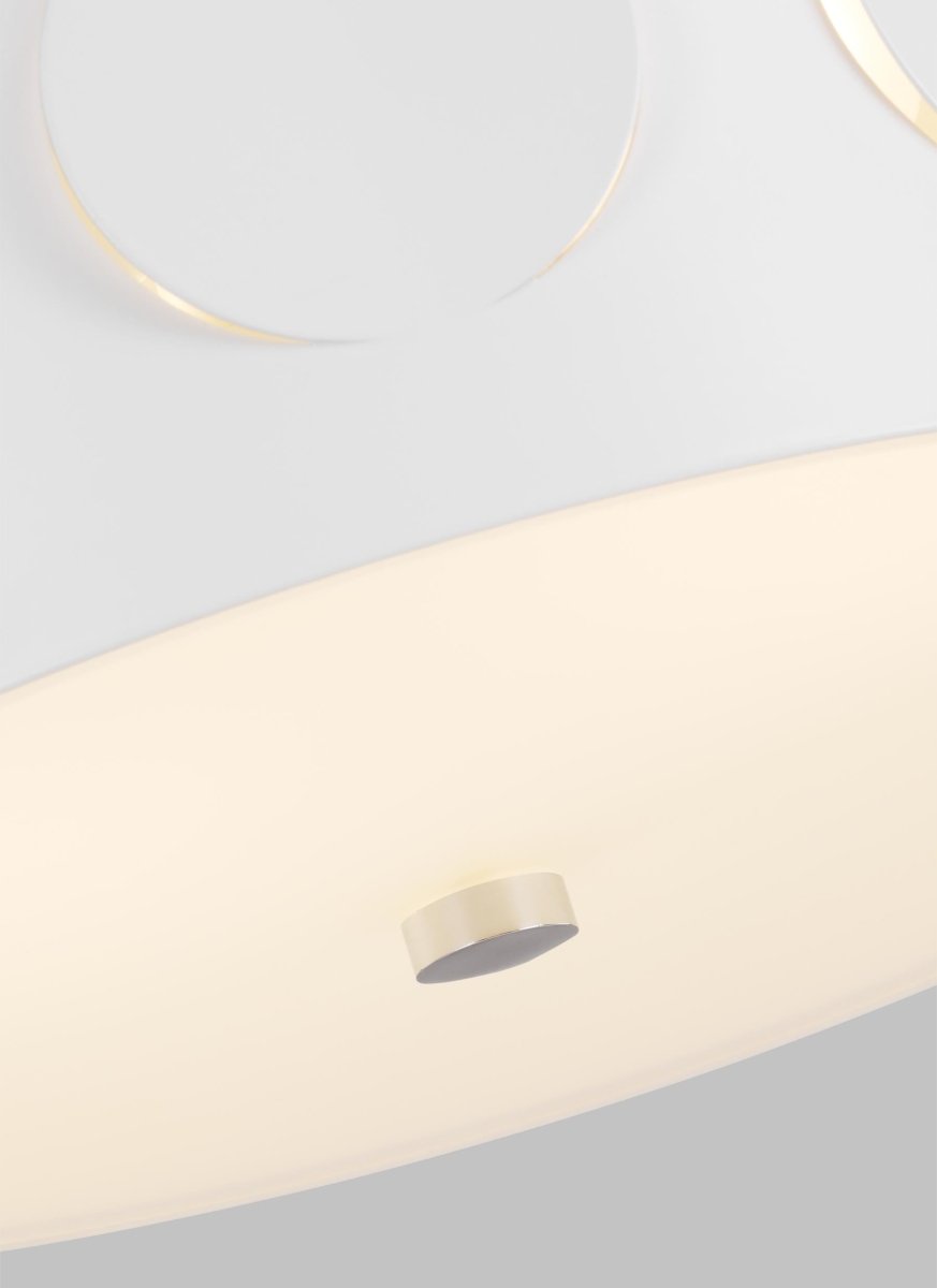 Plafonnier Dottie - Nickel poli 13 1/8" by Visual Comfort Studio | Luminaires & cie