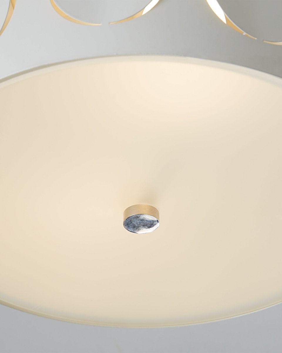 Plafonnier Dottie - Nickel poli 13 1/8" by Visual Comfort Studio | Luminaires & cie