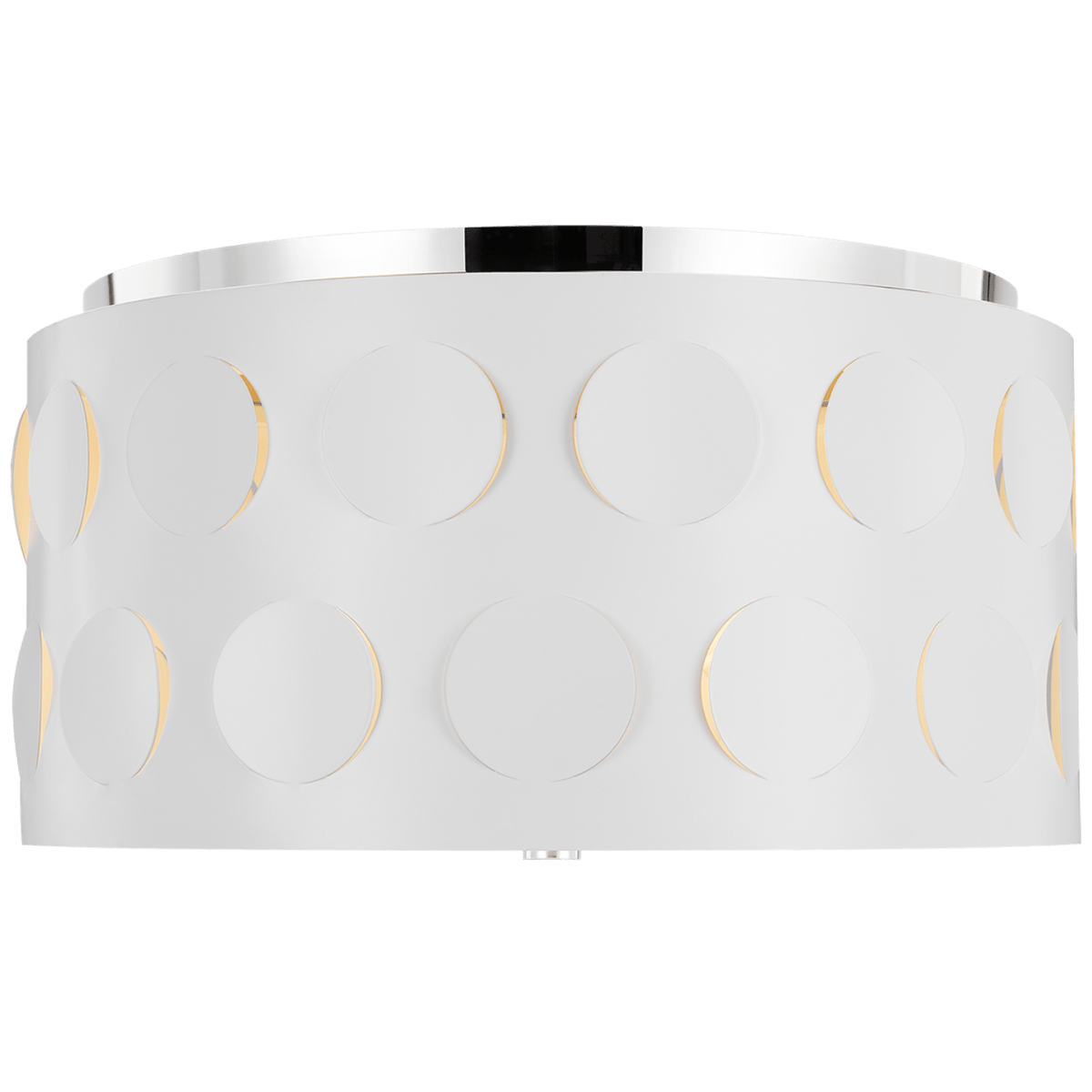 Plafonnier Dottie - Nickel poli 17 7/8" by Visual Comfort Studio | Luminaires & cie
