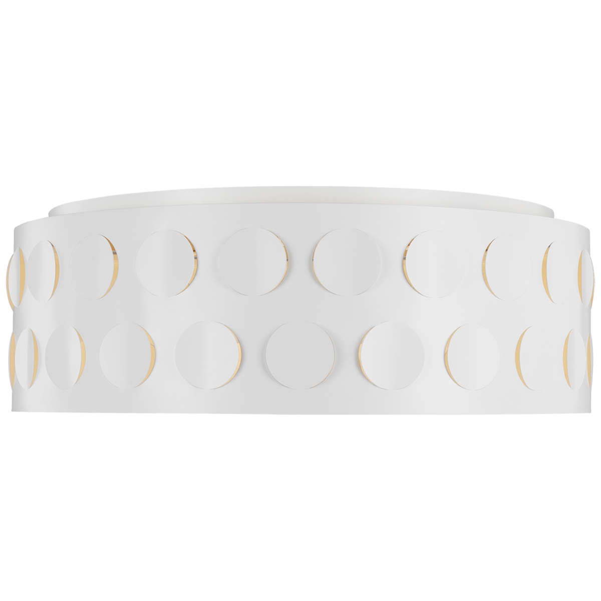 Plafonnier Dottie - Blanc mat 27 3/8" by Visual Comfort Studio | Luminaires & cie