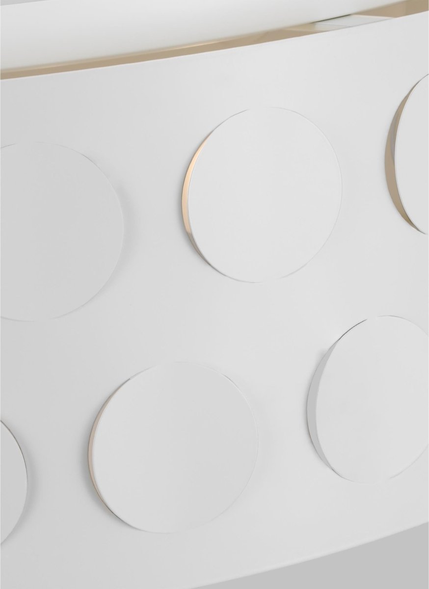 Plafonnier Dottie - Blanc mat 27 3/8" by Visual Comfort Studio | Luminaires & cie