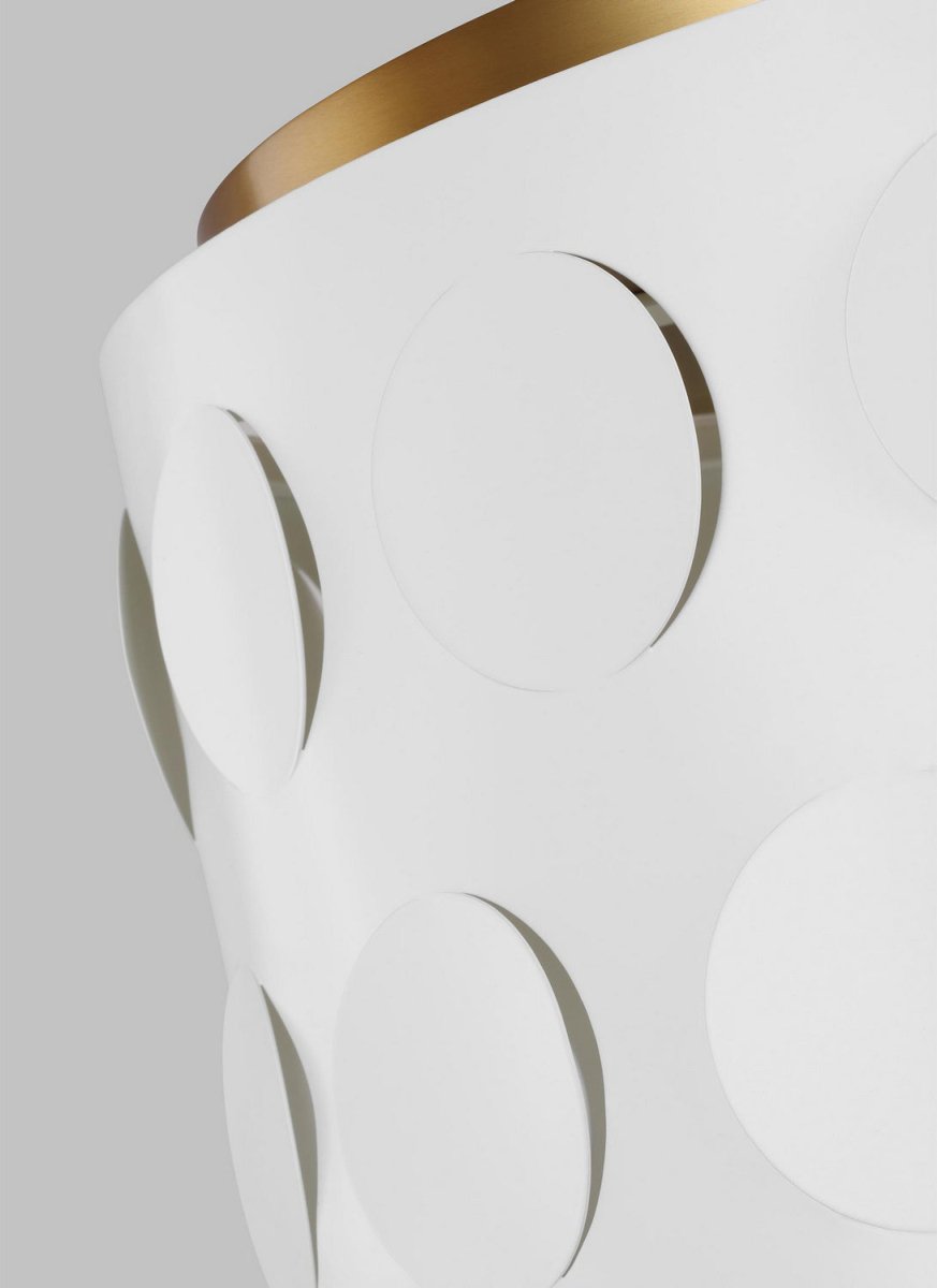 Plafonnier Dottie - Nickel poli 27 3/8" by Visual Comfort Studio | Luminaires & cie
