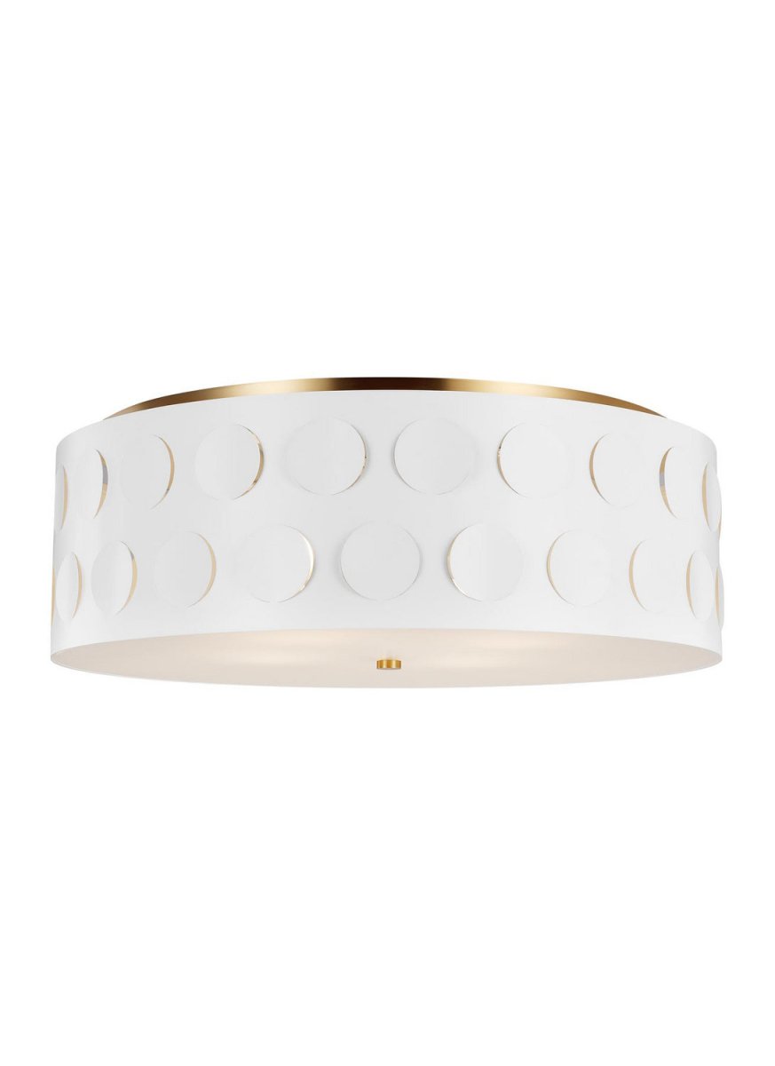 Plafonnier Dottie - Nickel poli 27 3/8" by Visual Comfort Studio | Luminaires & cie