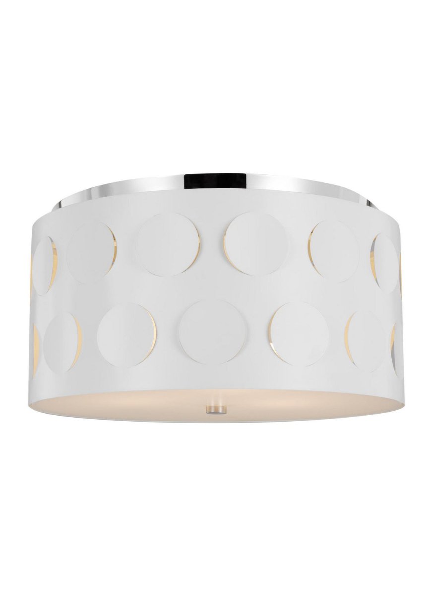 Plafonnier Dottie - Nickel poli 27 3/8" by Visual Comfort Studio | Luminaires & cie