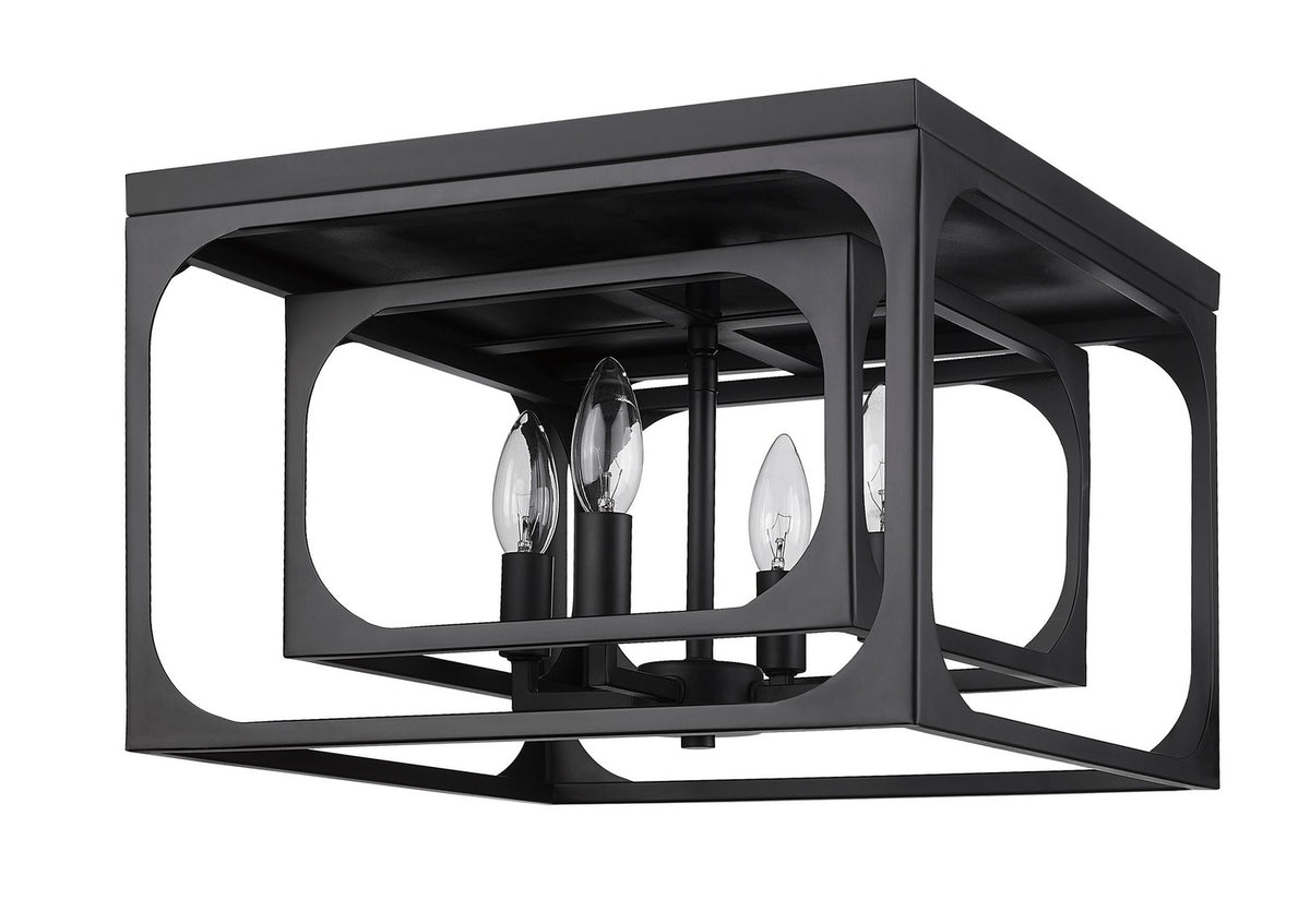 Plafonnier Easton Noir mat – vue 4