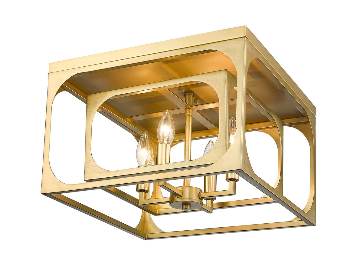 Plafonnier Easton Laiton frotté – vue 2