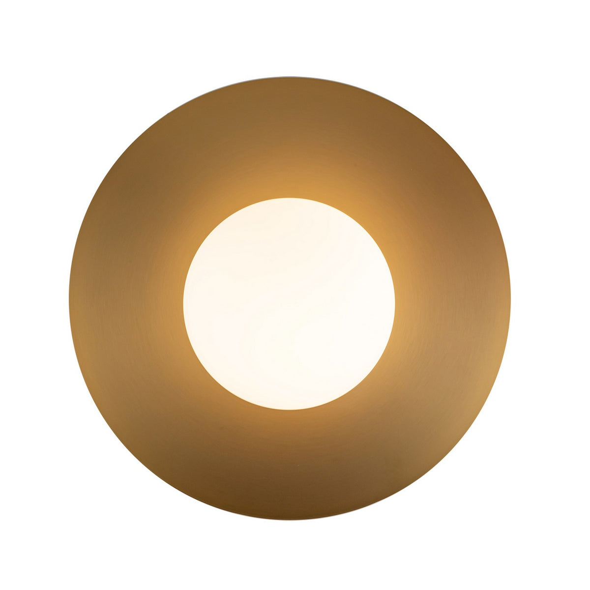 Plafonnier Elixir Or brossé, 9 7/8" – vue 3