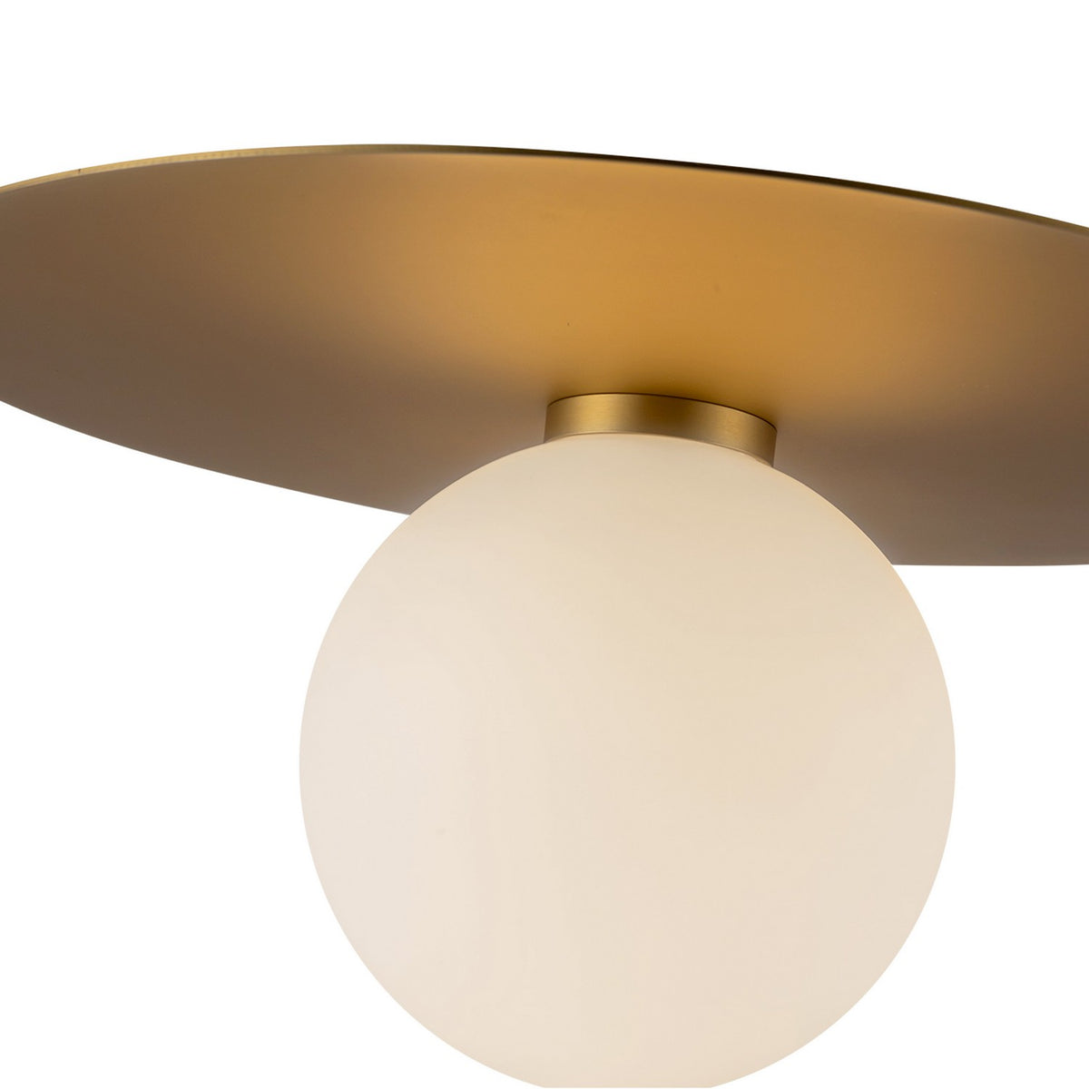 Plafonnier Elixir Or brossé, 14 1/8" – vue 4