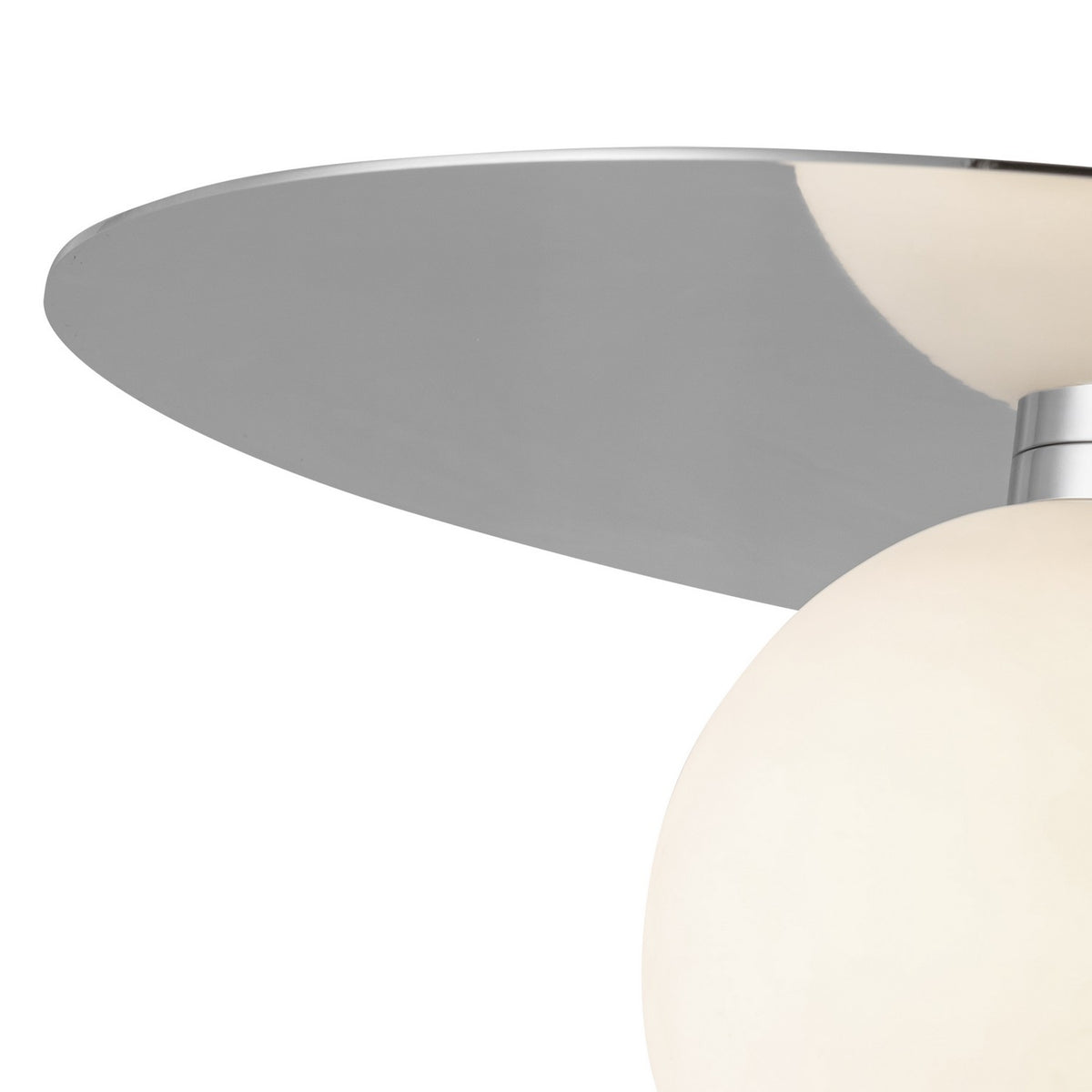 Plafonnier Elixir Chrome, 14 1/8" – vue 4