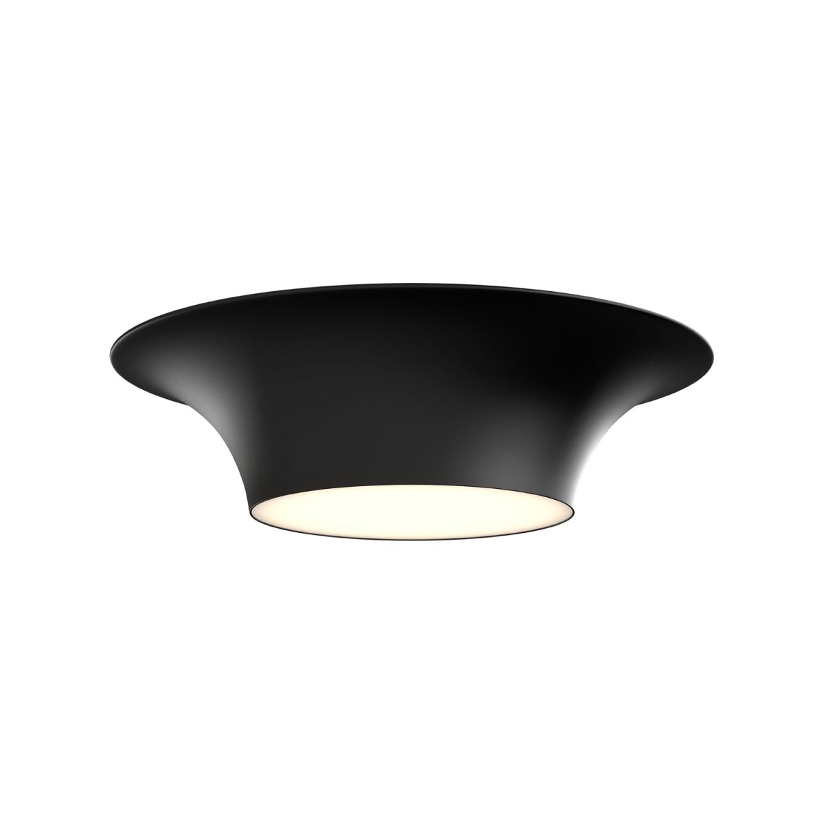 Plafonnier Emiko - Noir mat 16" by Alora Lighting | Luminaires & cie