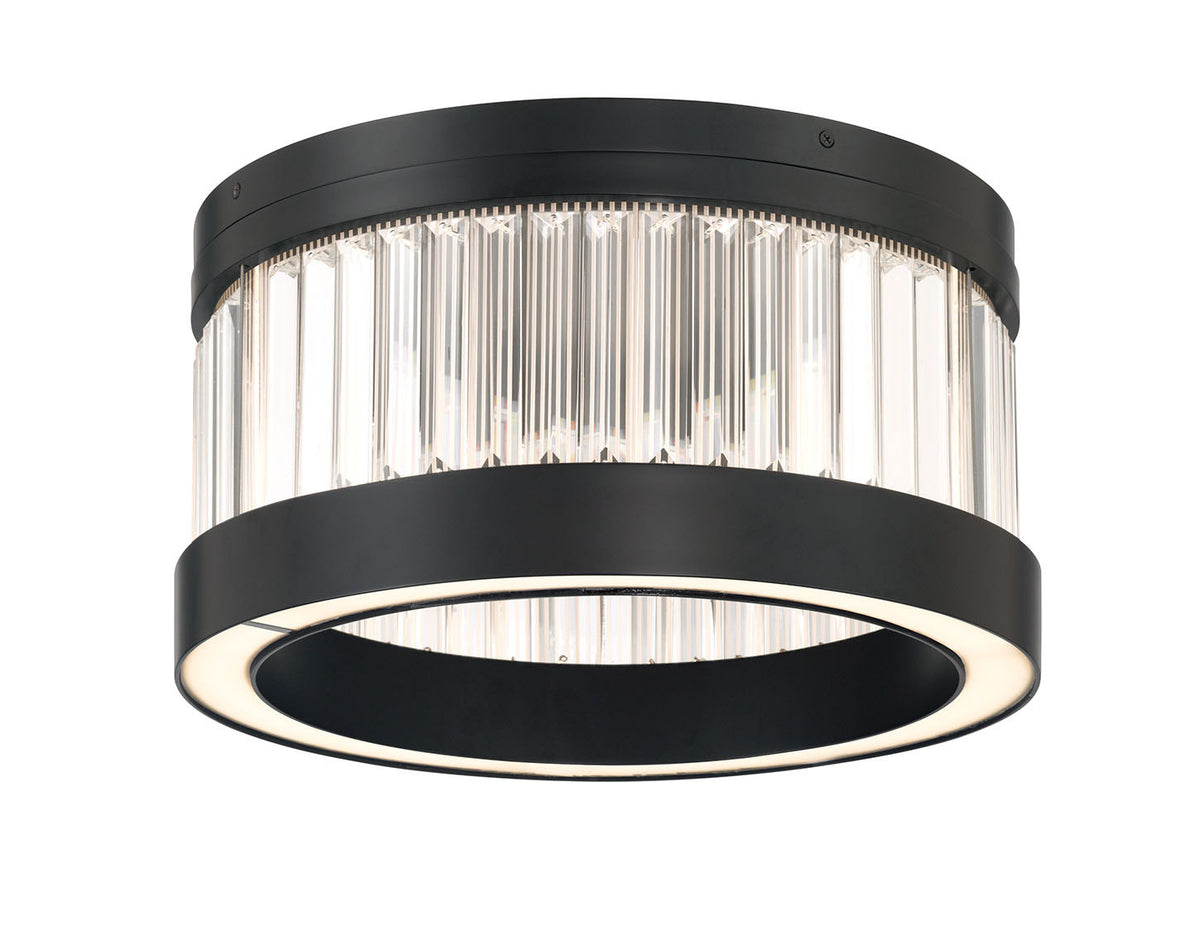 Plafonnier Empra Noir mat, 15 3/4" – vue 2
