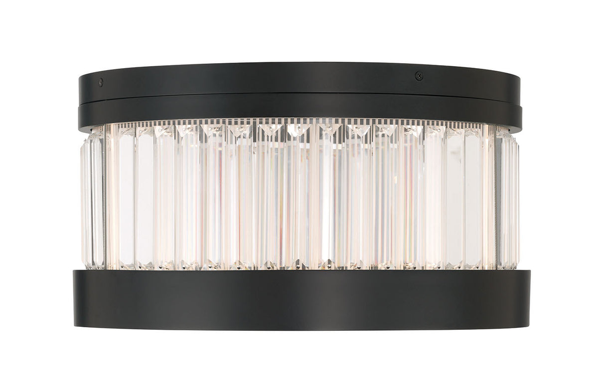 Plafonnier Empra Noir mat, 15 3/4" – Eurofase