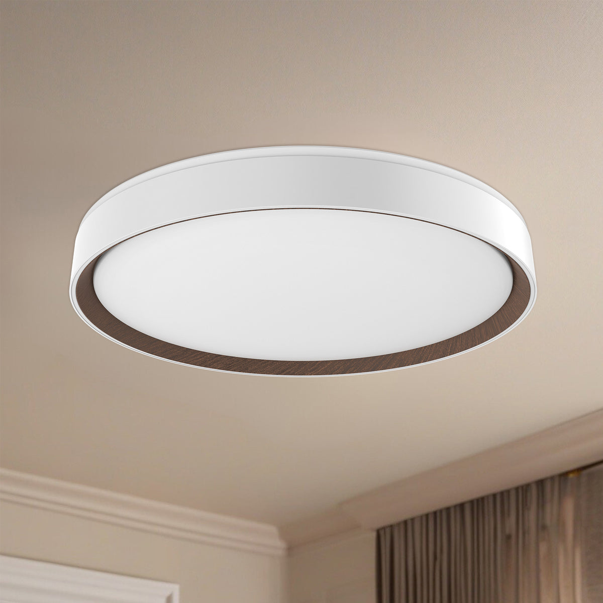 Plafonnier Essex Blanc, 19 3/4", 5CCT/2700K/3000K/3500K/4000K/5000K – vue 2