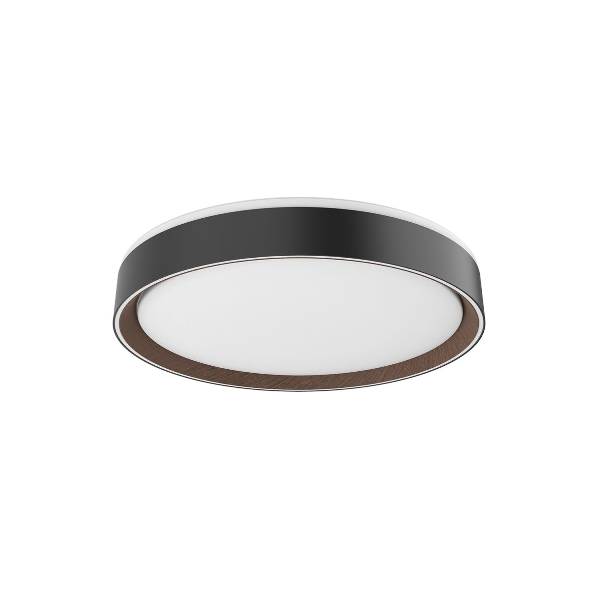 Plafonnier Essex - Noir et noyer 15 3/4" by Kuzco Lighting | Luminaires & cie