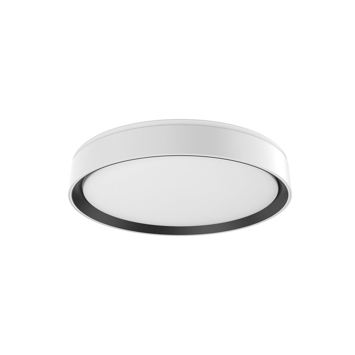 Plafonnier Essex - Blanc et noir 15 3/4" by Kuzco Lighting | Luminaires & cie