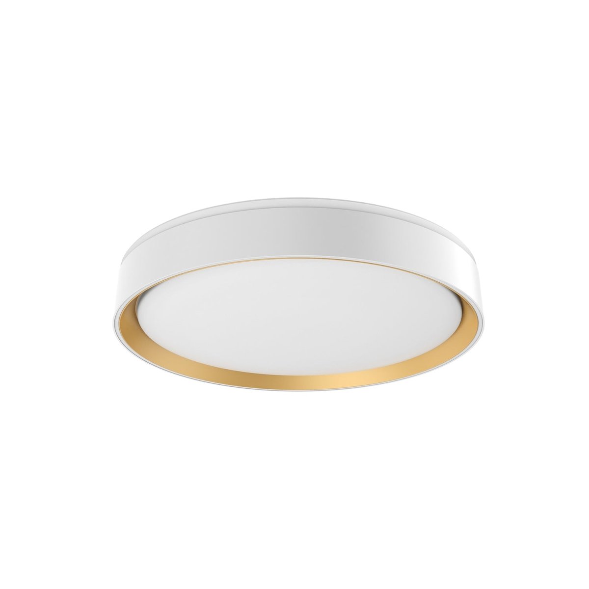 Plafonnier Essex - Blanc et or 15 3/4" by Kuzco Lighting | Luminaires & cie