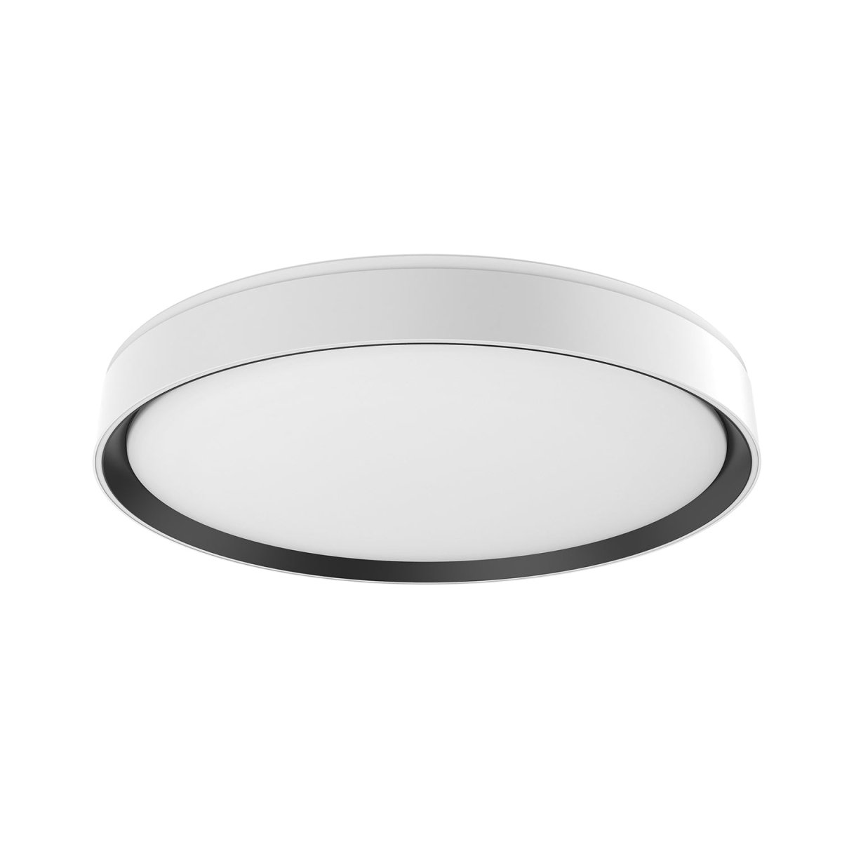Plafonnier Essex - Blanc et noir 19 3/4" by Kuzco Lighting | Luminaires & cie