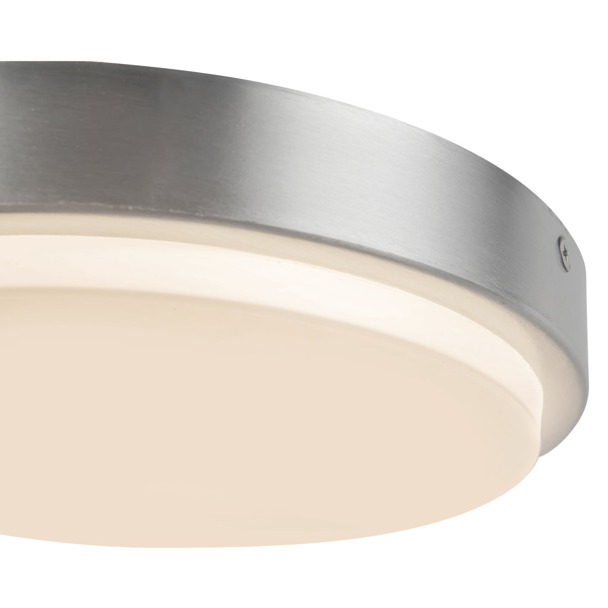 Plafonnier extérieur Bailey Nickel brossé, 9" – vue 4