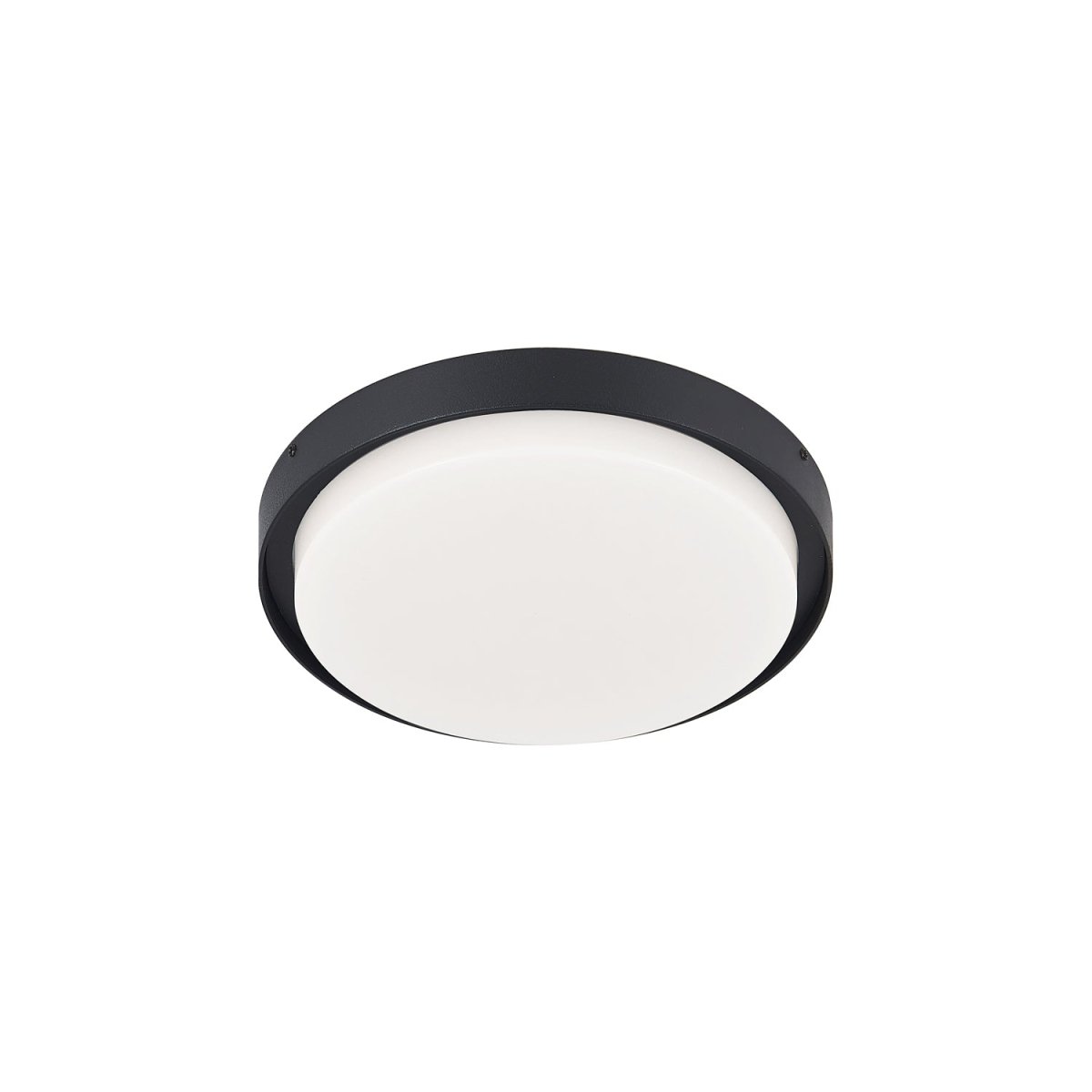 Plafonnier extérieur Bailey - Noir 8 3/4" by Kuzco Lighting | Luminaires & cie