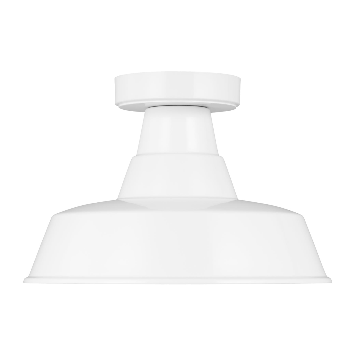 Plafonnier extérieur Barn Light - Blanc Ampoules non incluses by Visual Comfort Studio | Luminaires & cie