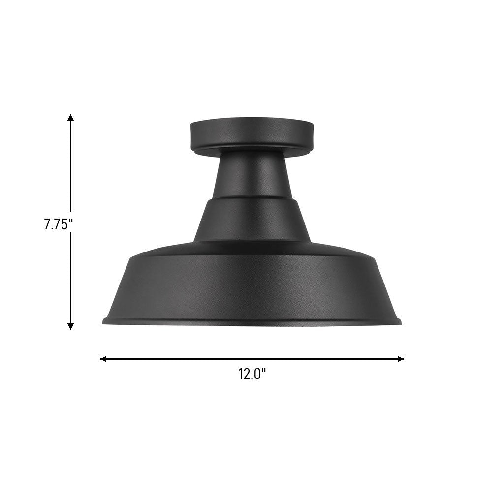 Plafonnier extérieur Barn Light - Bronze antique by Visual Comfort Studio | Luminaires & cie