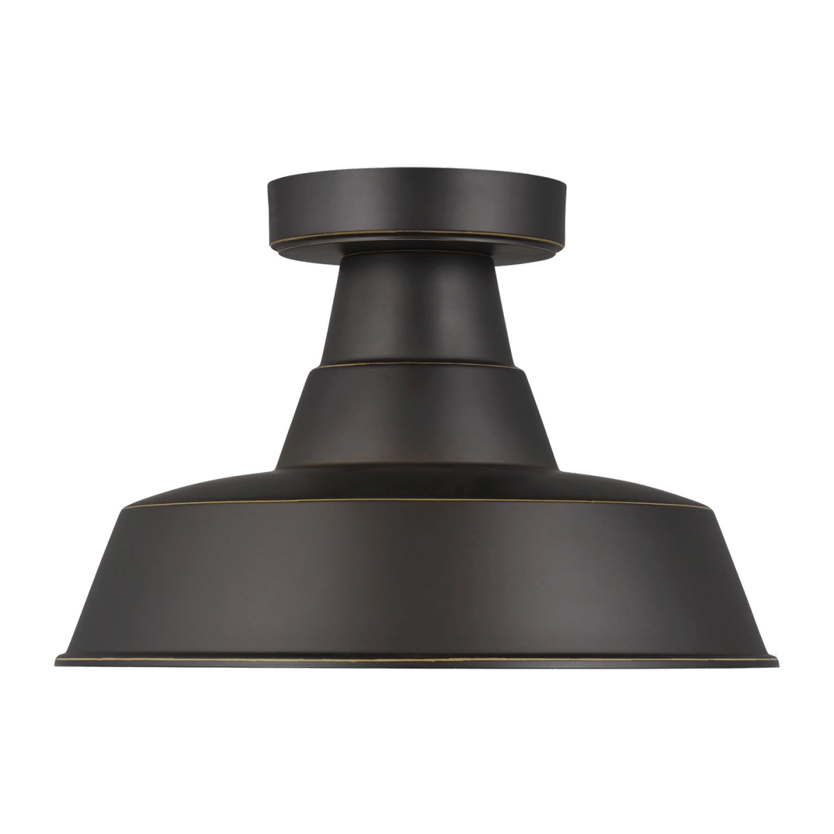 Plafonnier extérieur Barn Light - Bronze antique Ampoules DEL incluses by Visual Comfort Studio | Luminaires & cie