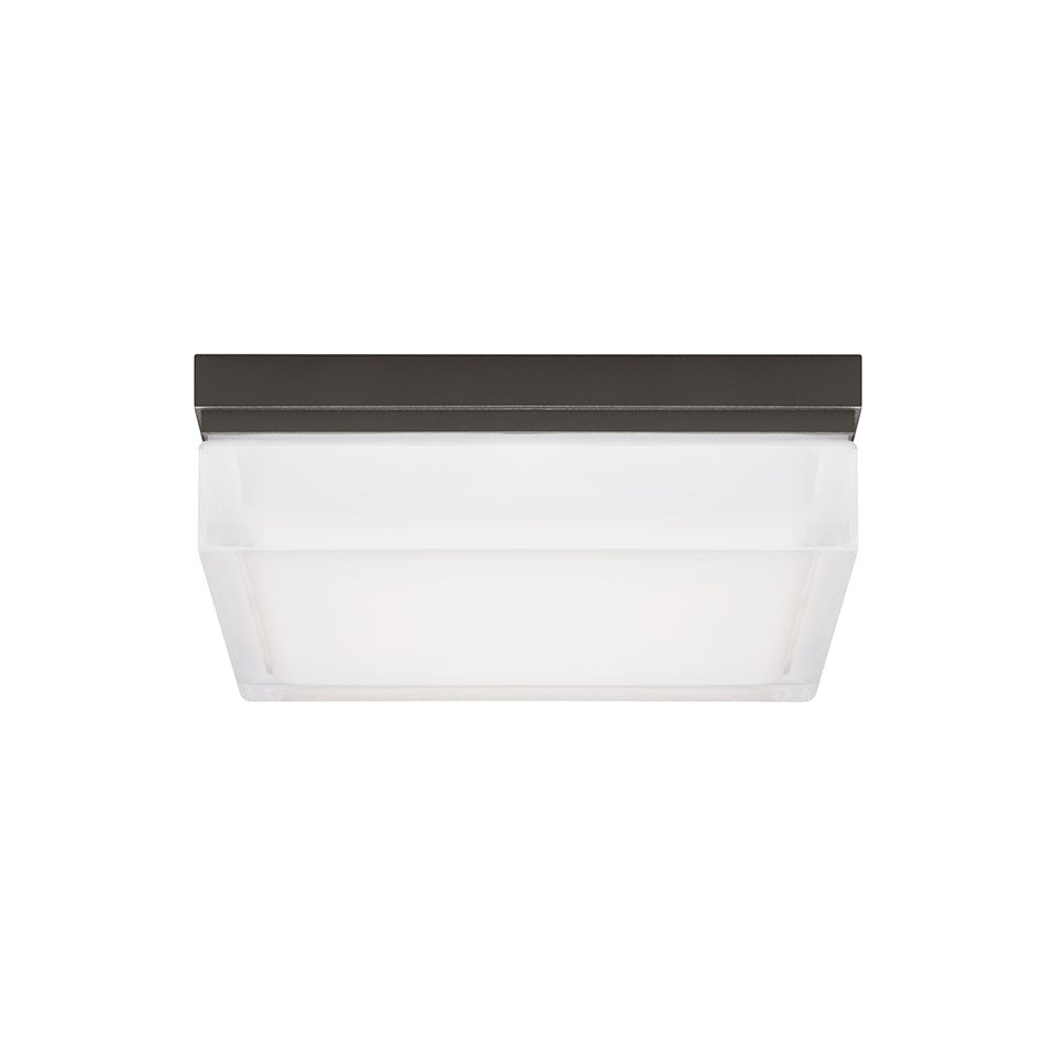 Plafonnier extérieur Boxie - Bronze 9" by Tech Lighting | Luminaires & cie
