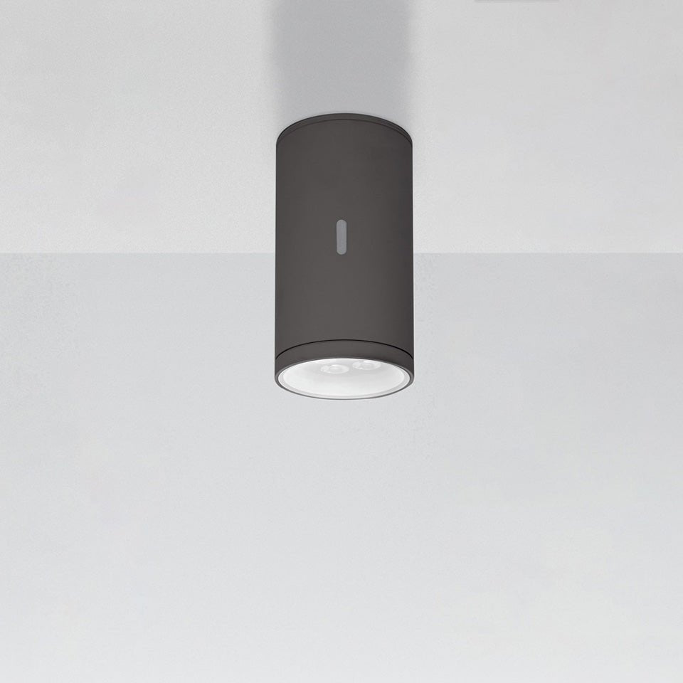 Plafonnier Extérieur Calumet - 5 1/8" Gris anthracite 3000°K by Artemide | Luminaires & cie
