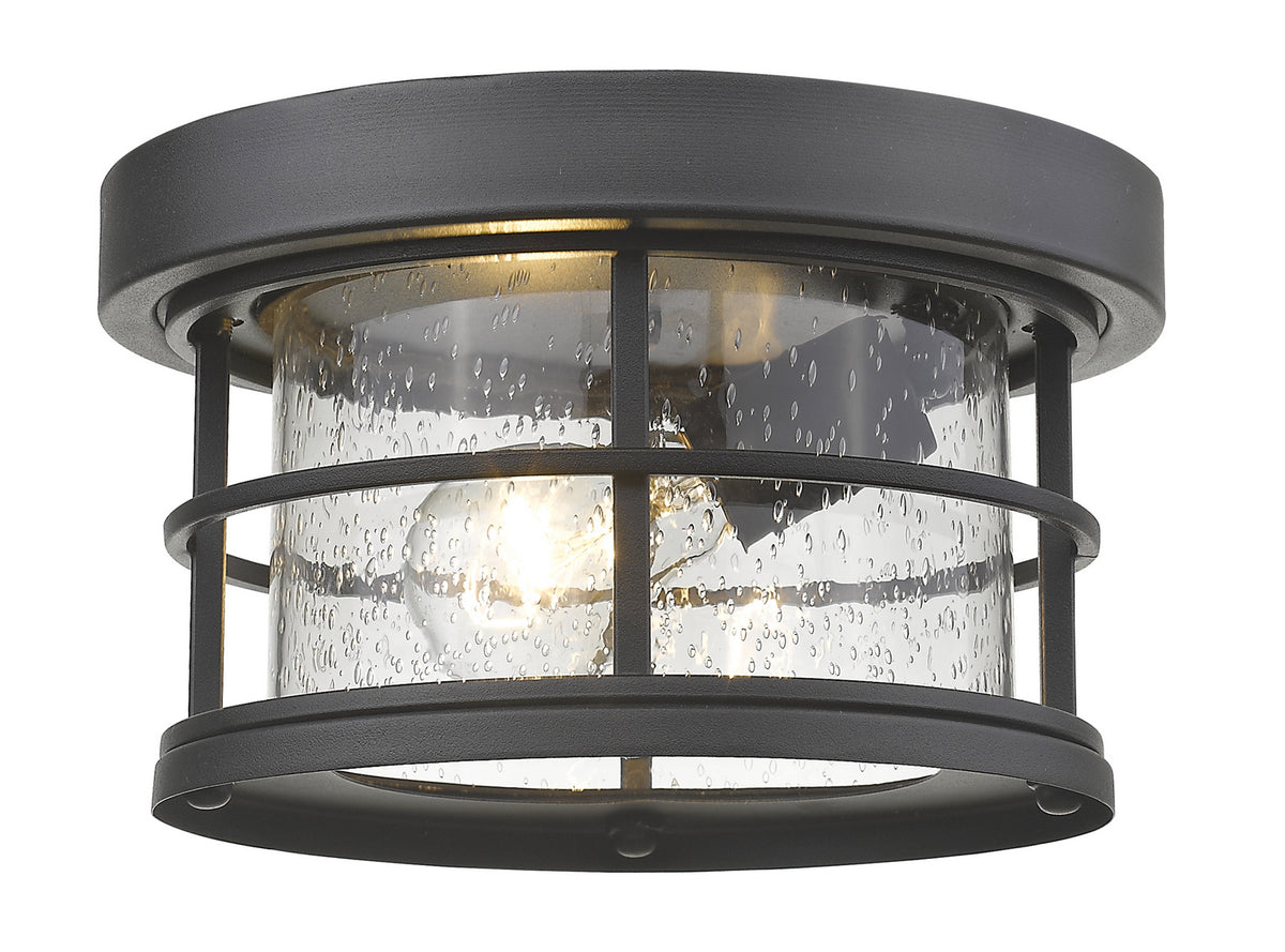 Plafonnier extérieur Exterior Additions Noir, Grené transparent – Z-Lite