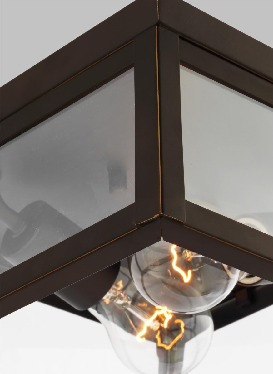 Plafonnier extérieur Founders - Bronze antique Ampoules non - incluses by Visual Comfort Studio | Luminaires & cie