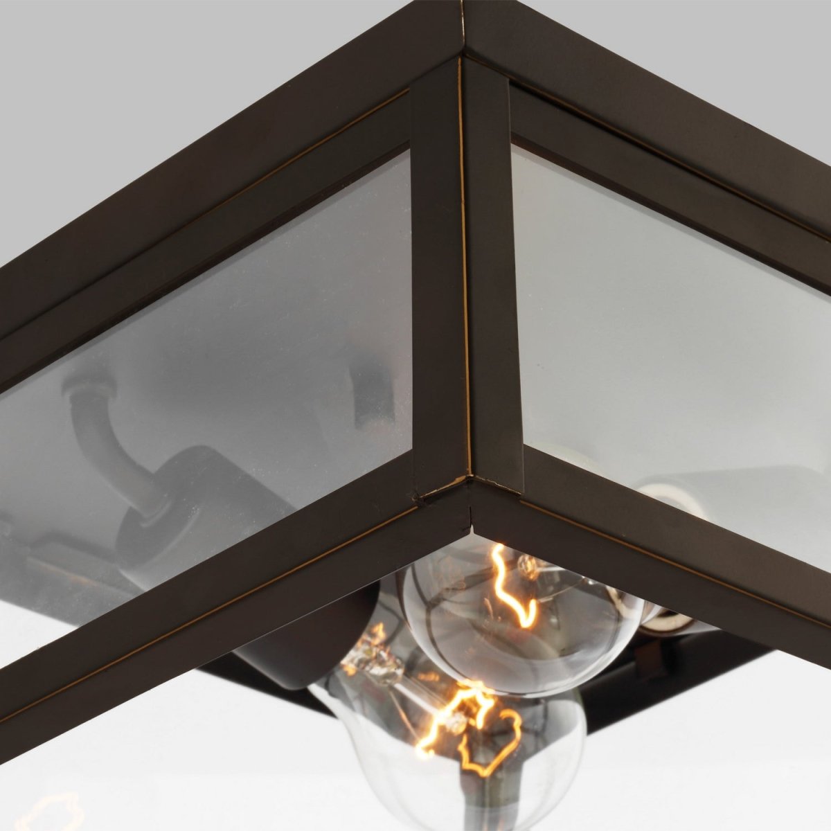 Plafonnier extérieur Founders - Bronze antique by Visual Comfort Studio | Luminaires & cie