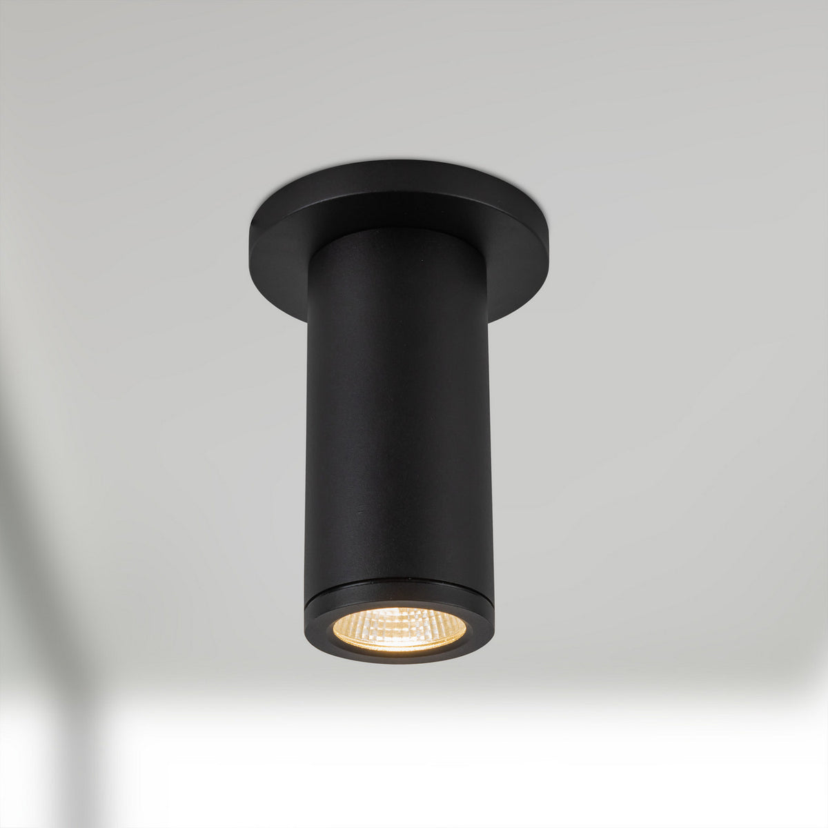 Plafonnier extérieur Nordic 2 pouces, Noir, 6" – vue 4